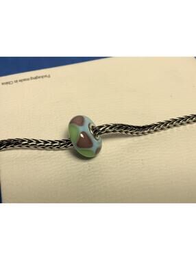 Trollbeads Blue, Green, Purple Petal Charm